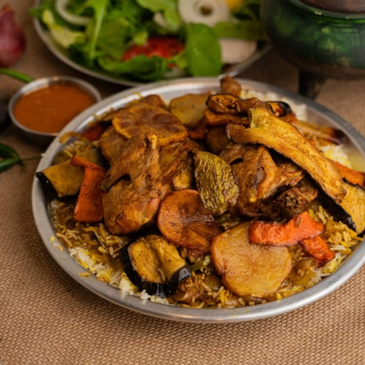 مقلوبة الدجاج